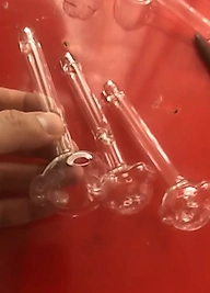 Cam Yağ Brülörü Çiçek Desenli