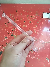 Cam Yağ Brülörü Ağızlıklı Büyük Boy 20Cm