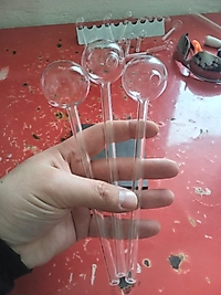 Cam Yağ Brülörü 20Cm Uzun