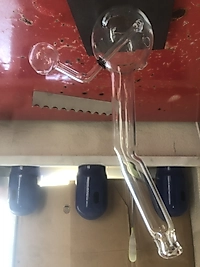 Cam Yağ Brülörü Sulu Tahliye Delikli