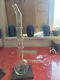 Cam Yağ Brülörü Sulu 30CM