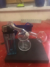 Cam Yağ Brülörü Minyatür Sulu Çakmak Boyutunda