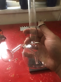 Cam Yağ Brülörü Sulu 30Cm