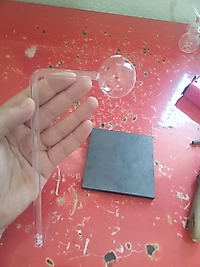 Cam Yağ Brülörü Pet Şişe İçin Uzun Geniş Küreli